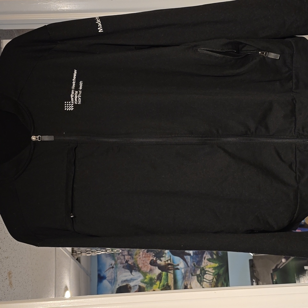 Northwell Health Zip-Up Jacket – 3XL – Employee Swag – Black – Used